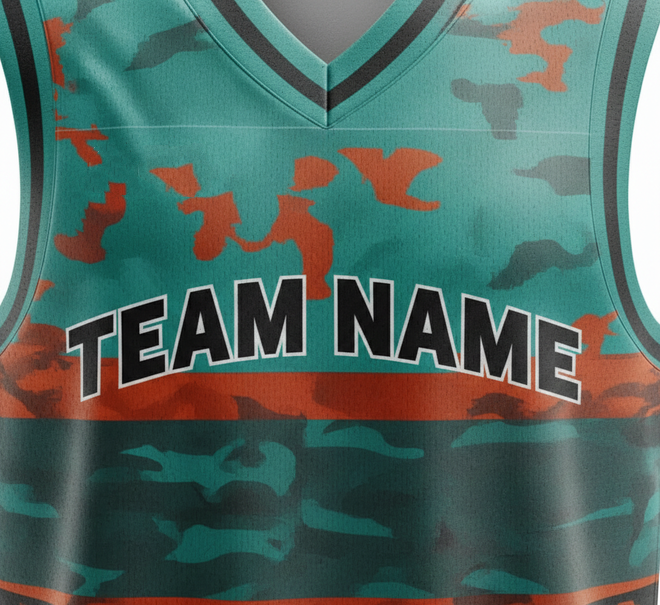 Professional American Basketball Jerseys Set