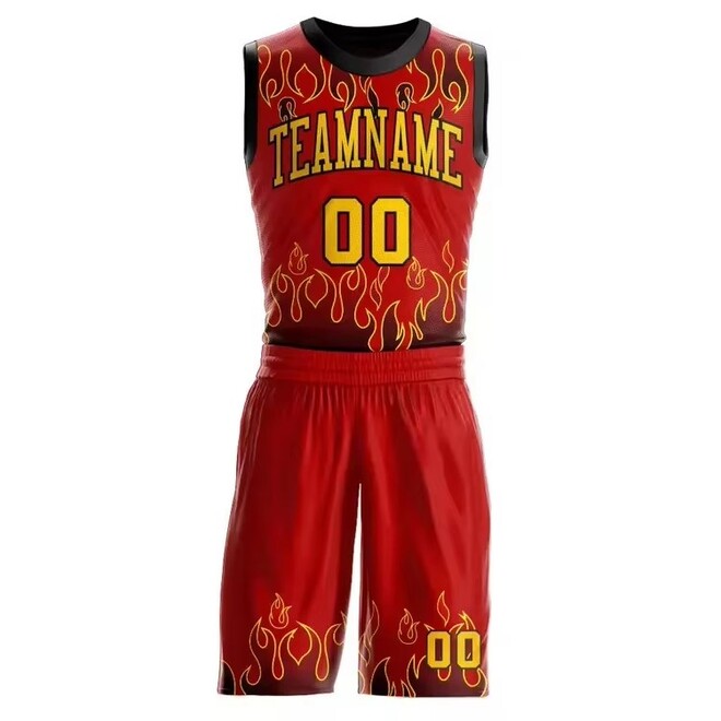 Plus Size Basketball Jersey Uniforms with Quick Dry and Moisture Wicking Features Set