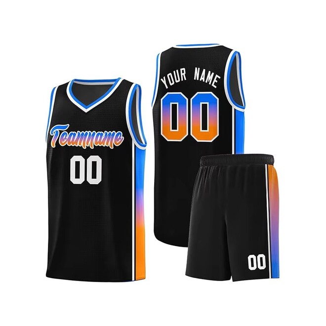 Quick Dry Mesh Breathable Basketball Jersey Uniform Set