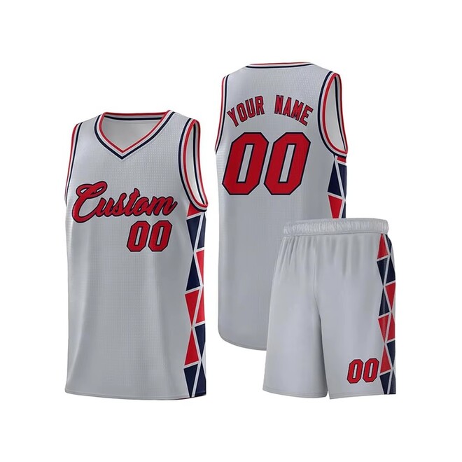 Quick Dry Mesh Breathable Basketball Jersey Uniform Set