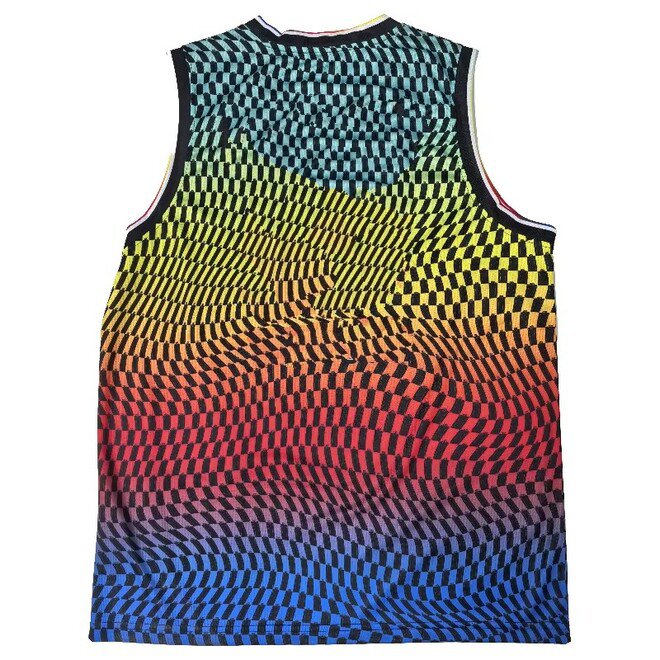 Fashion Retro Colorful Basketball Jersey
