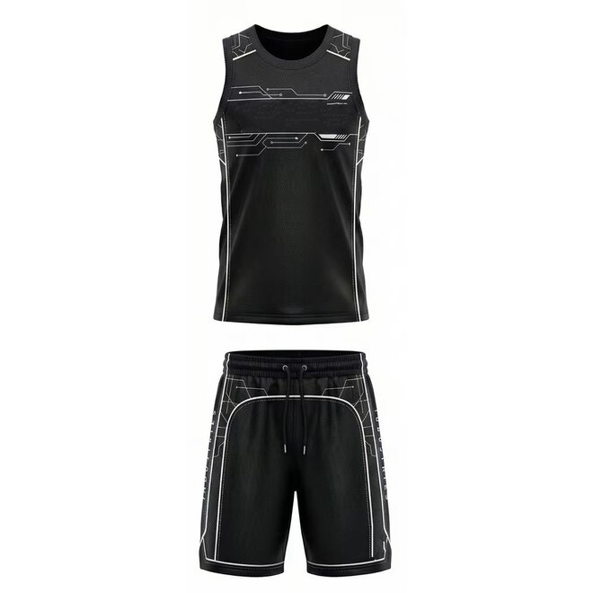 Breathable Basketball Jersey Uniform Set