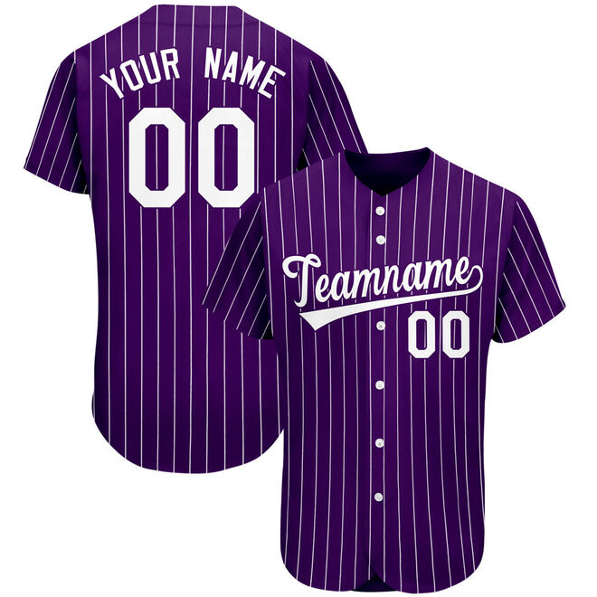 Printed Adults Short Sleeve Baseball Jersey