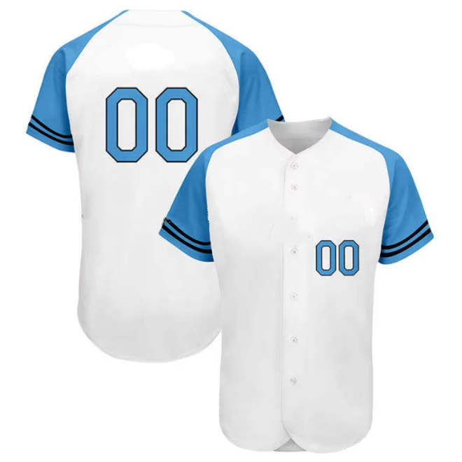 V Neck Patchwork Baseball Softball Jerseys