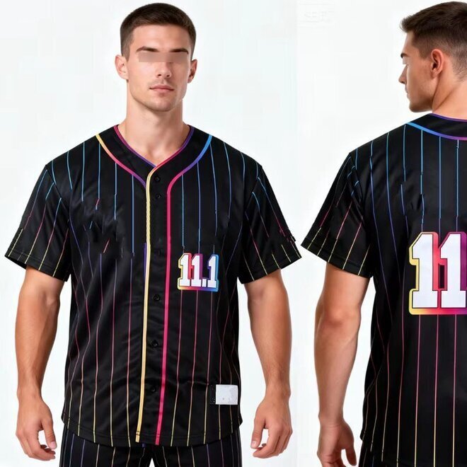 Full Button Baseball Jerseys