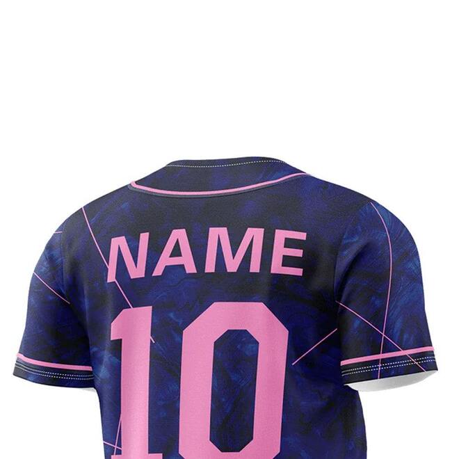 Short Sleeve Printed Baseball Jersey
