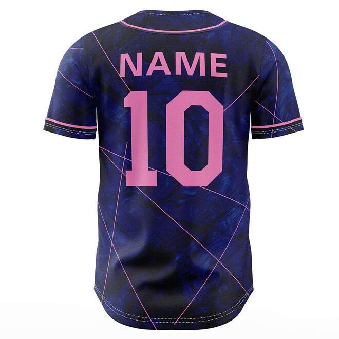 Short Sleeve Printed Baseball Jersey