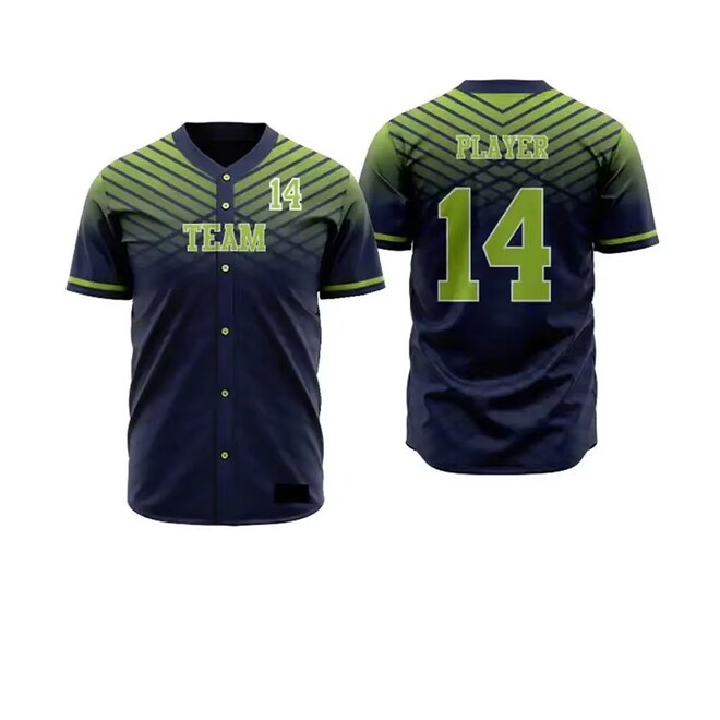 Customized Team Uniforms Breathable Baseball Jersey Set