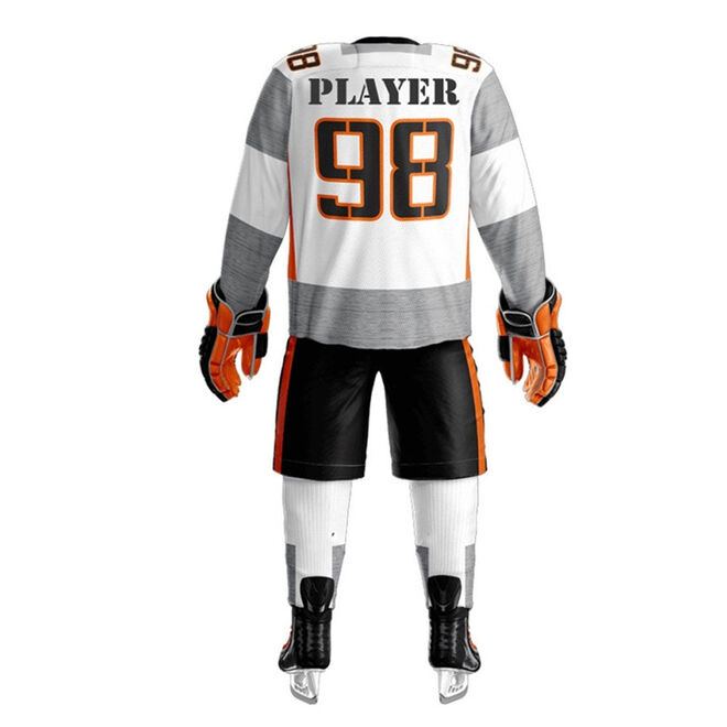 Custom Personalized Name Number Team Ice Hockey Jersey Set