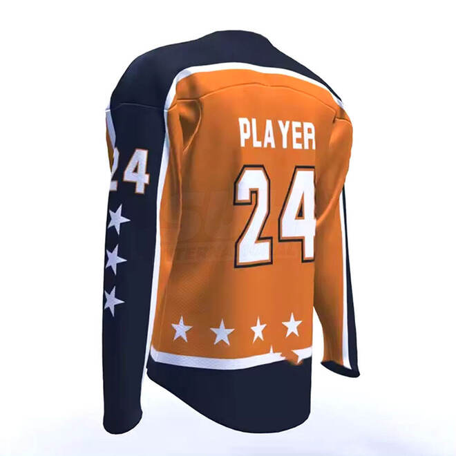 Breathable Lightweight Plus Size Quick Dry Ice Hockey Jersey