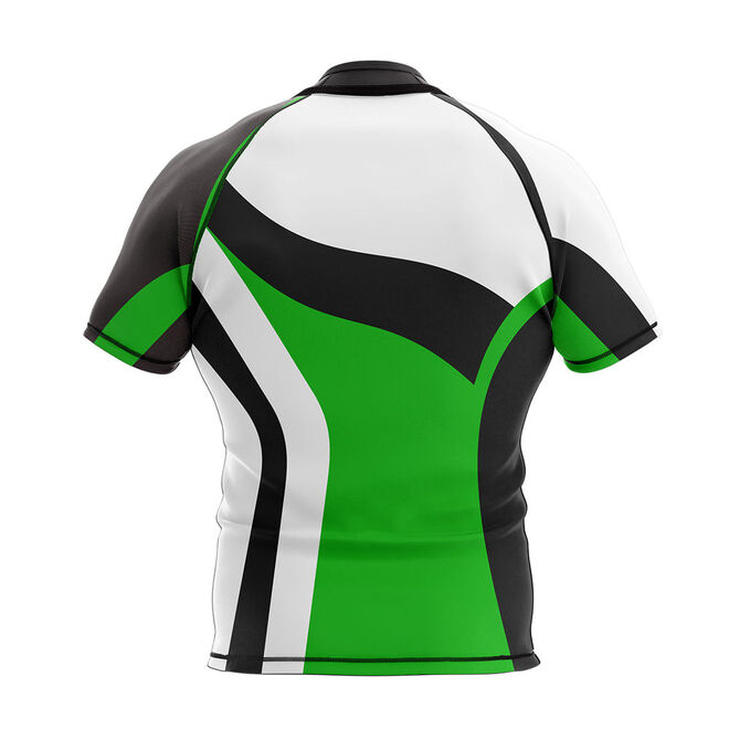 Short Breathable Fabric Strong Stitching Long Lasting Wear Rugby Jersey