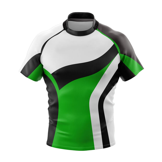 Short Breathable Fabric Strong Stitching Long Lasting Wear Rugby Jersey