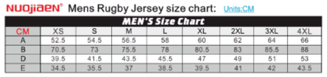 Rugby Uniforms with Four Needles and Six Threads Smooth Fabric Rugby Team