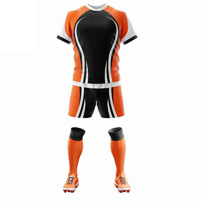 Breathable Durable Short Sleeve Rugby Uniform