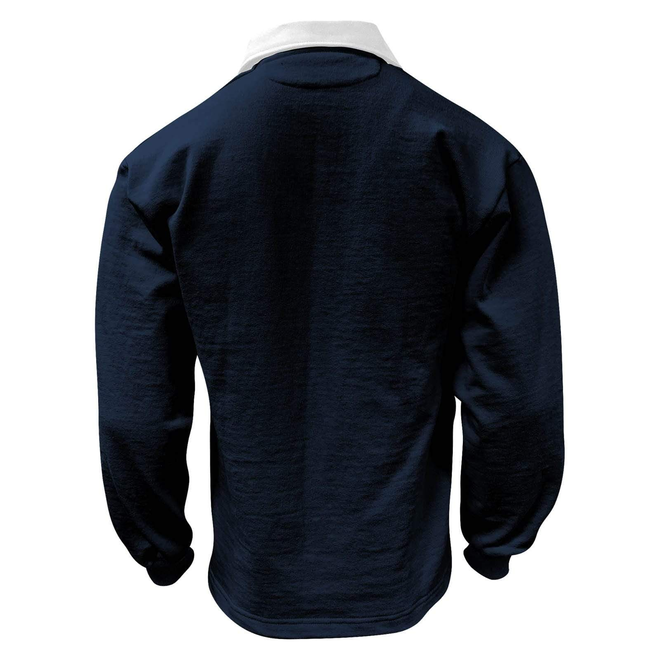 Long Sleeve Polo Style Rugby Jersey 