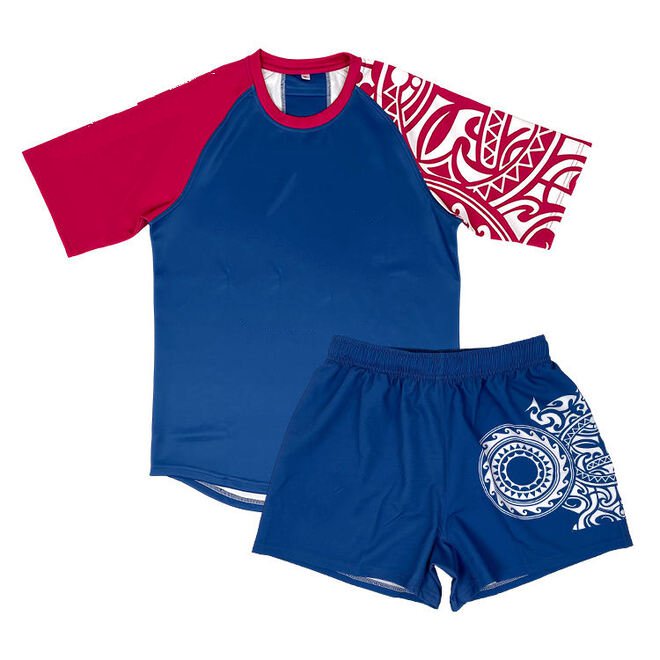 Breathable Short Sleeve Rugby Uniform Set