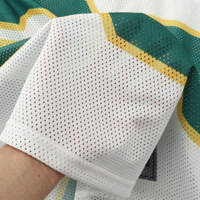 Oversized Mesh Breathable V Neck Short Sleeve Rugby Jersey